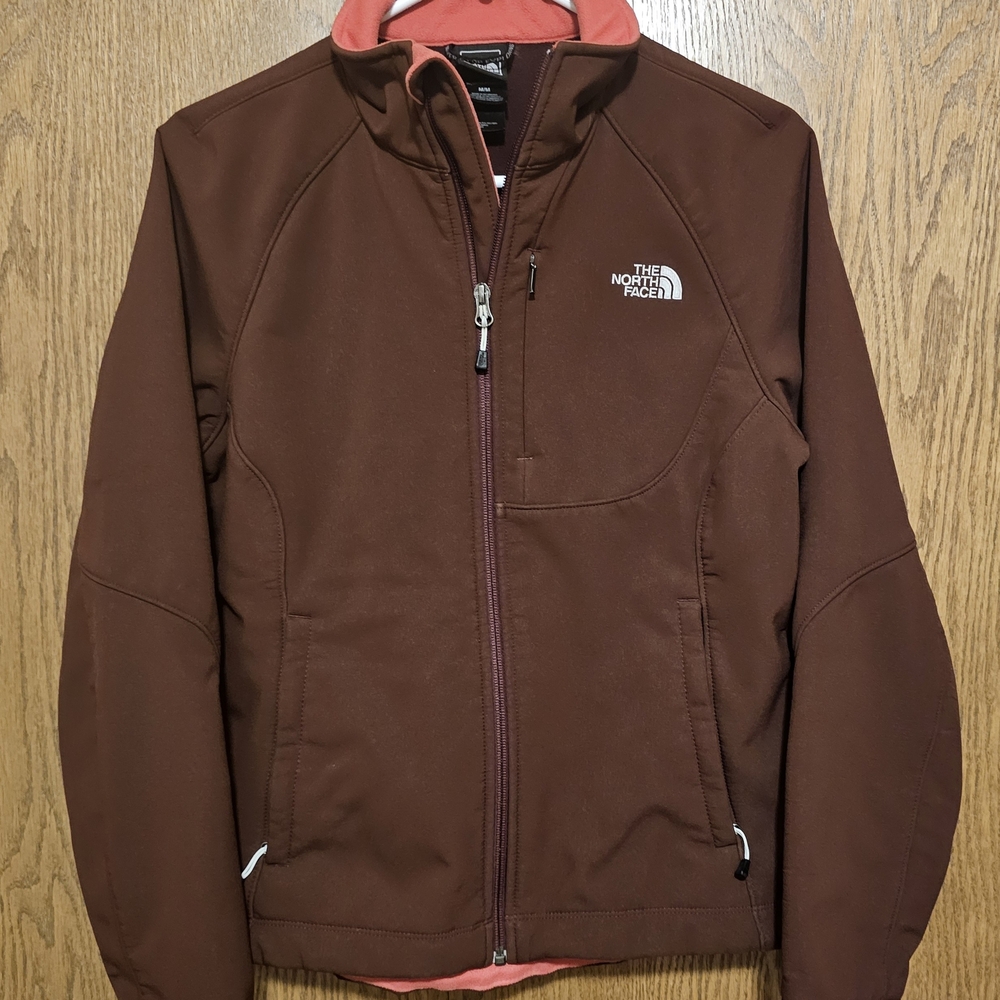Womans The North Face Apex Bionic Jacket Plum And Pink